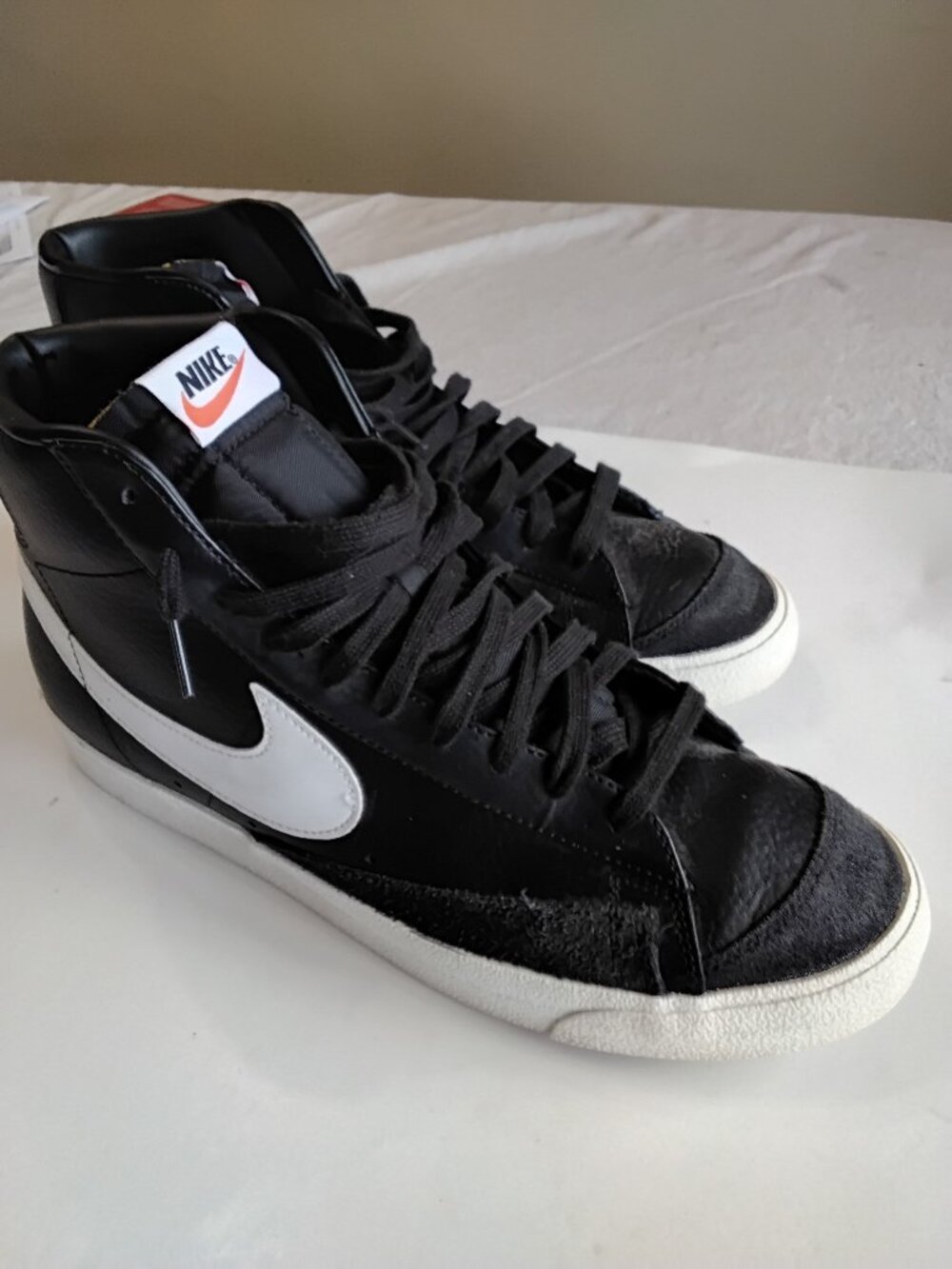 Nike Blazer Mid '77 Vintage Black Sail BQ6806-002 Men's Size 13Description